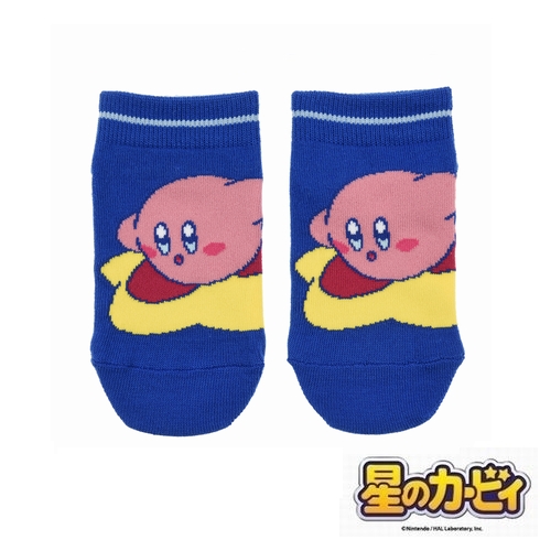 子供靴下(キッズソックス) 星のカービィ 星乗り フロントスニーカー丈 13-19cm 1足組 185-25P0