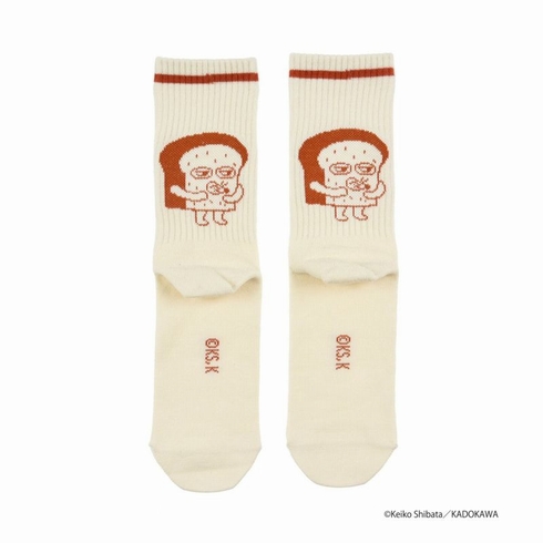 婦人靴下(レディースソックス) パンどろぼう アメリブ フロントクルー丈 23-25cm 1足組 369-25C2