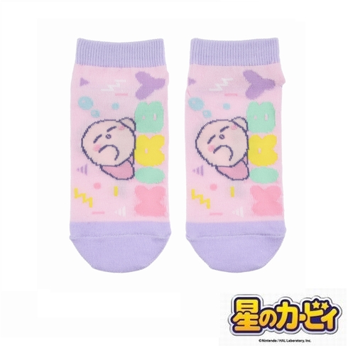 婦人靴下(レディースソックス) 星のカービィ うとうと フロントスニーカー丈 23-25cm 1足組 385-25R7
