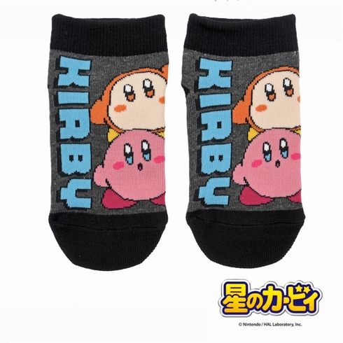 子ども靴下(キッズソックス) 星のカービィ キャラクター スニーカー丈 13-19cm 1足組 185-2614