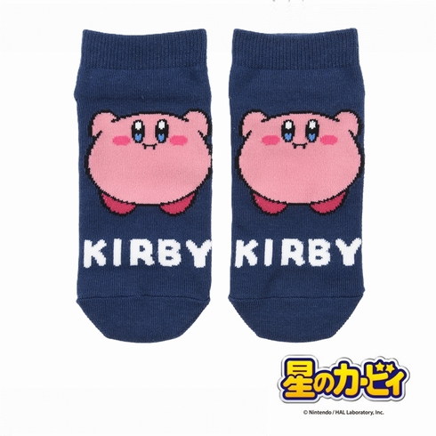 子ども靴下(キッズソックス) 星のカービィ ホバリングデザイン スニーカー丈 19-24cm 1足組 385-2622