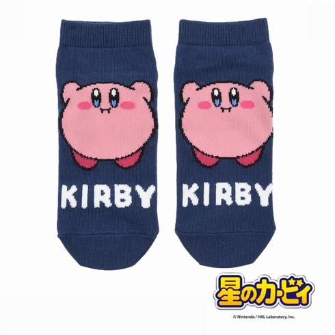 婦人靴下(レディースソックス) 星のカービィ ホバリングデザイン スニーカー丈 1足組 385-2632