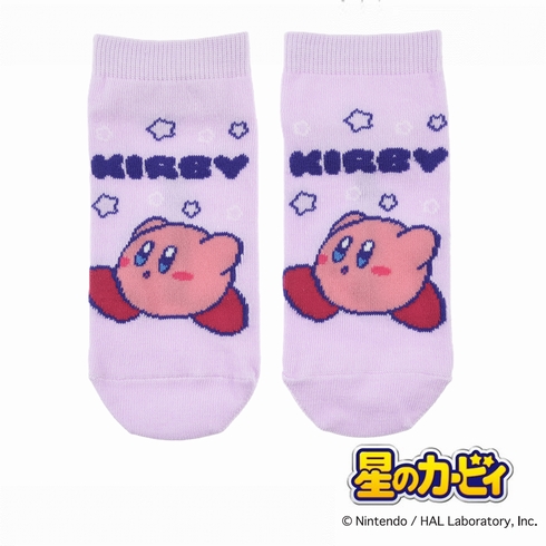 婦人靴下(レディースソックス) 星のカービィ キャラクター スニーカー丈 1足組 385-2635